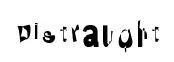 Distraught original font preview