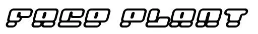 Face plant original font preview