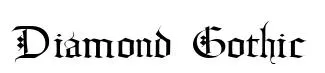 Diamond Gothic original font preview