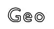 Geo original font preview