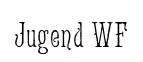Jugend WF original font preview