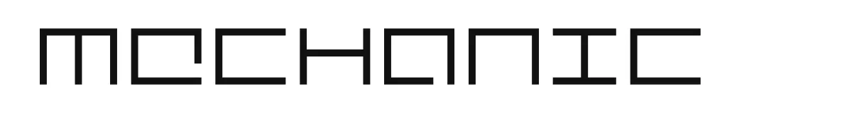 Mechanic original font preview