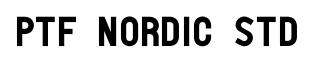 PTF NORDIC Std original font preview