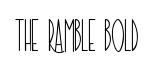 The Ramble Bold