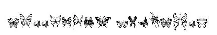 butterfly dingbats