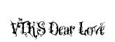 VTKS Dear Love original font preview