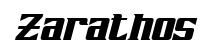 Zarathos Italic preview