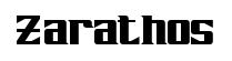 Zarathos original font preview