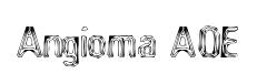 Angioma AOE original font preview