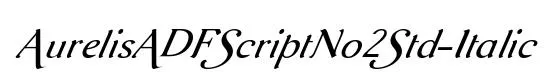 AurelisADFScriptNo2Std-Italic