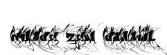 CHASE ZEN SPRAWL original font preview