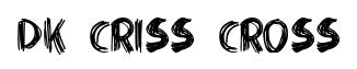 DK Criss Cross original font preview