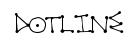 Dotline original font preview