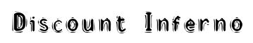 Discount Inferno original font preview