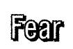 Fear original font preview
