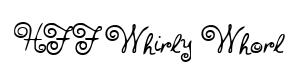 HFF Whirly Whorl original font preview