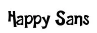 Happy Sans original font preview