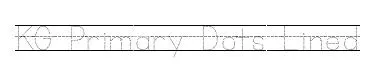 KG Primary Dots Lined