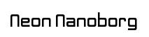 Neon Nanoborg original font preview