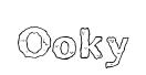 Ooky original font preview