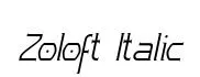 Zoloft Italic