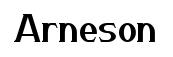 Arneson original font preview