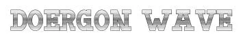 Doergon Wave original font preview