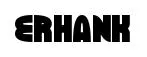 ERHANK original font preview