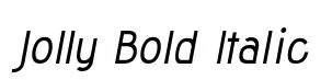 Jolly Bold Italic