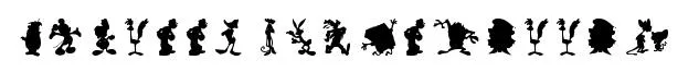 Cartoon Silhouettes