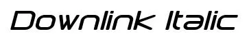 Downlink Italic