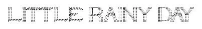 LITTLE RAINY DAY original font preview