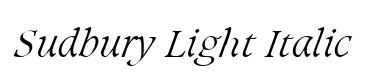 Sudbury Light Italic
