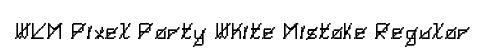 WLM Pixel Party White Mistake Regular