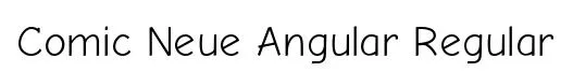 Comic Neue Angular Regular