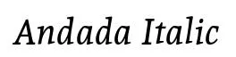 Andada Italic