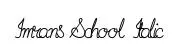 Imrans School Italic