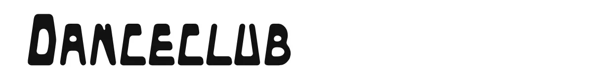 Danceclub original font preview