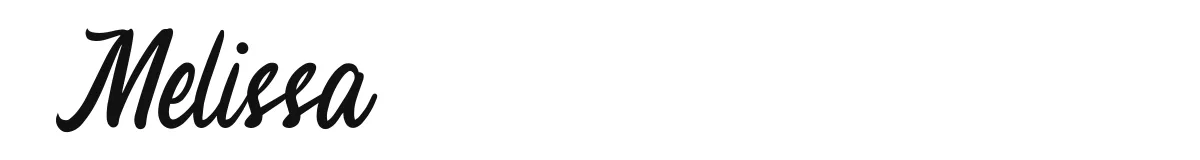 Melissa original font preview