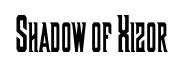 Shadow of Xizor original font preview