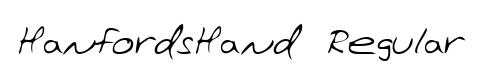 HanfordsHand Regular