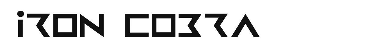 Iron Cobra original font preview