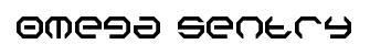 Omega Sentry original font preview