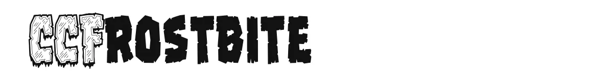 CCFrostbite original font preview