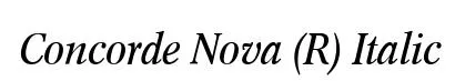 Concorde Nova (R) Italic