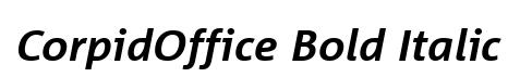 CorpidOffice Bold Italic