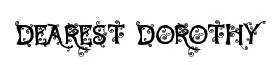 Dearest Dorothy original font preview