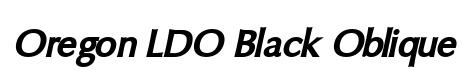 Oregon LDO Black Oblique