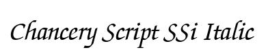 Chancery Script SSi Italic