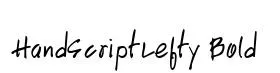 HandScriptLefty Bold